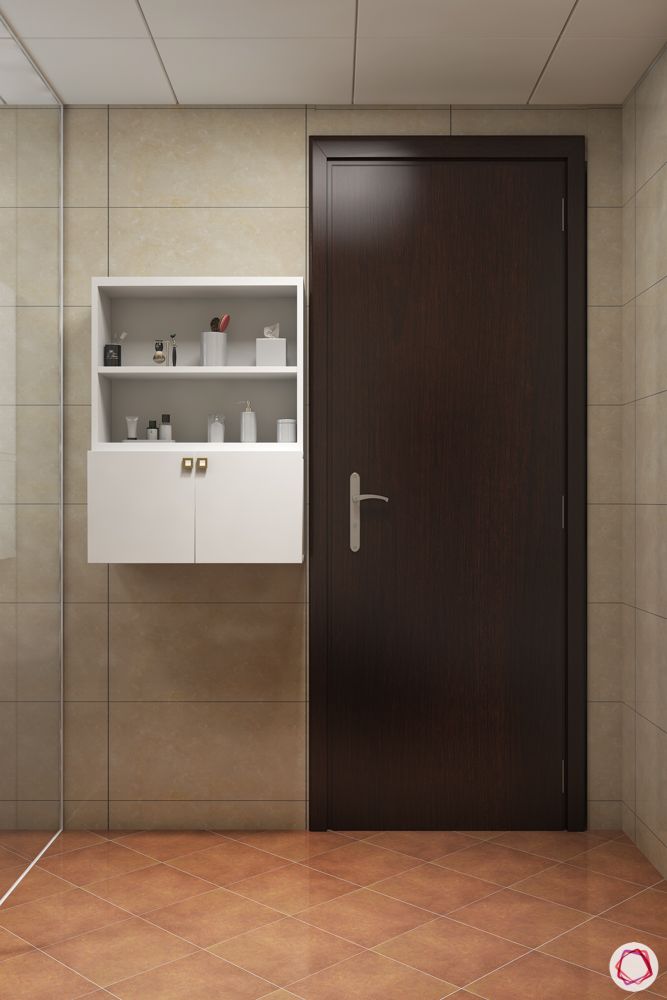 bathroom design mistakes-storage unit-open storage-closed storage