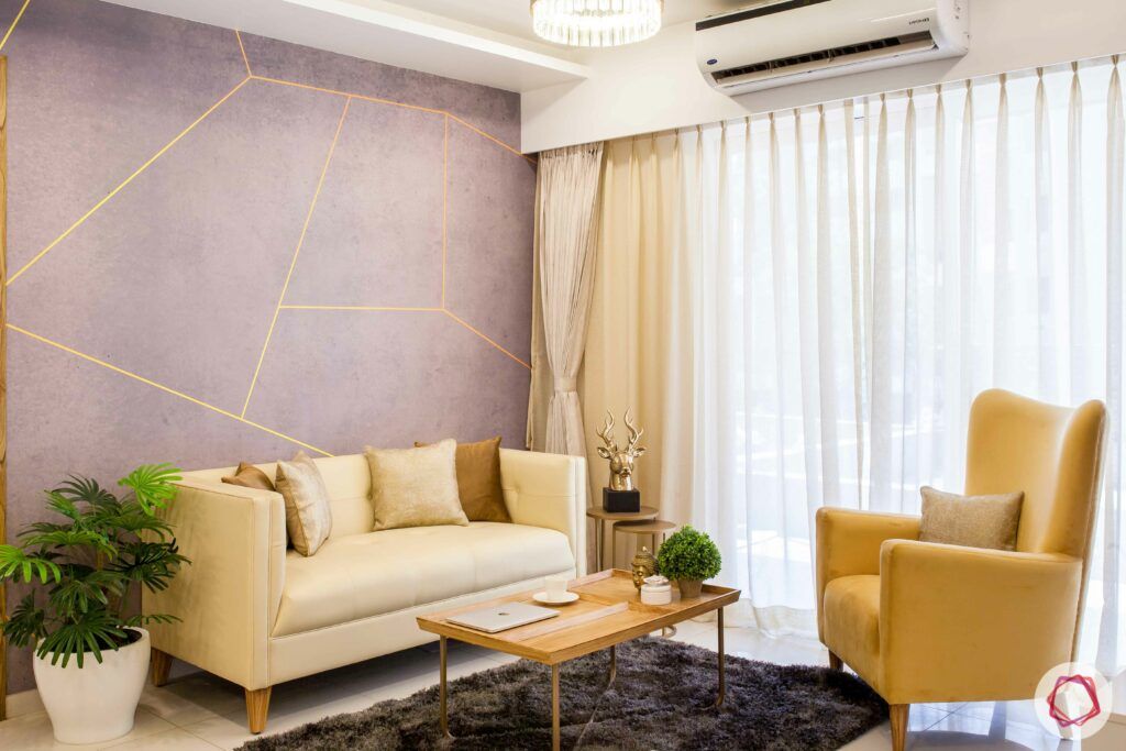 2bhk pune-cream sofa designs-coffee table
