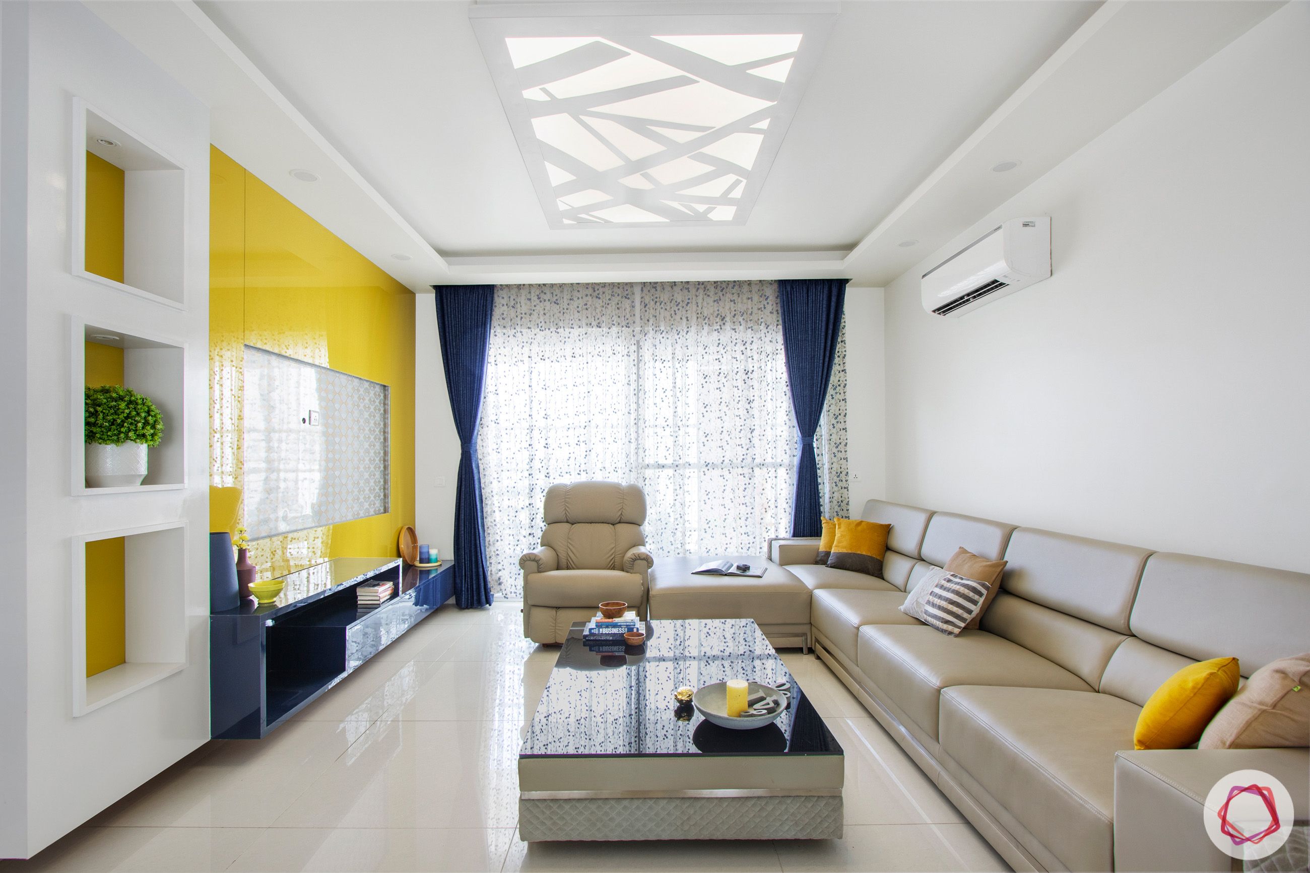 snn-raj-grandeur-living room-false ceiling
