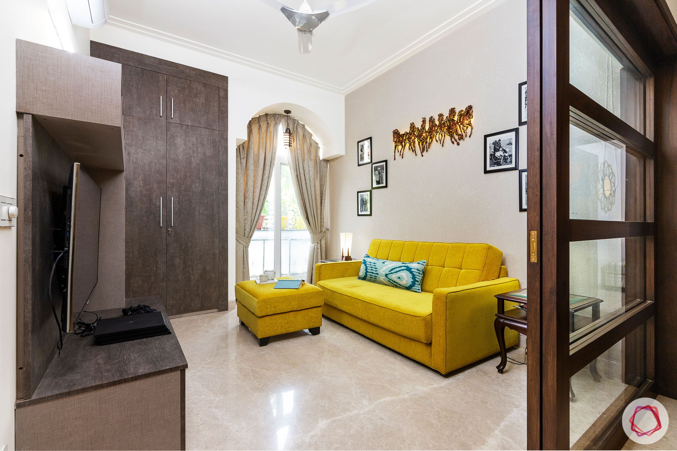 house-renovation-family-room-yellow-sofa