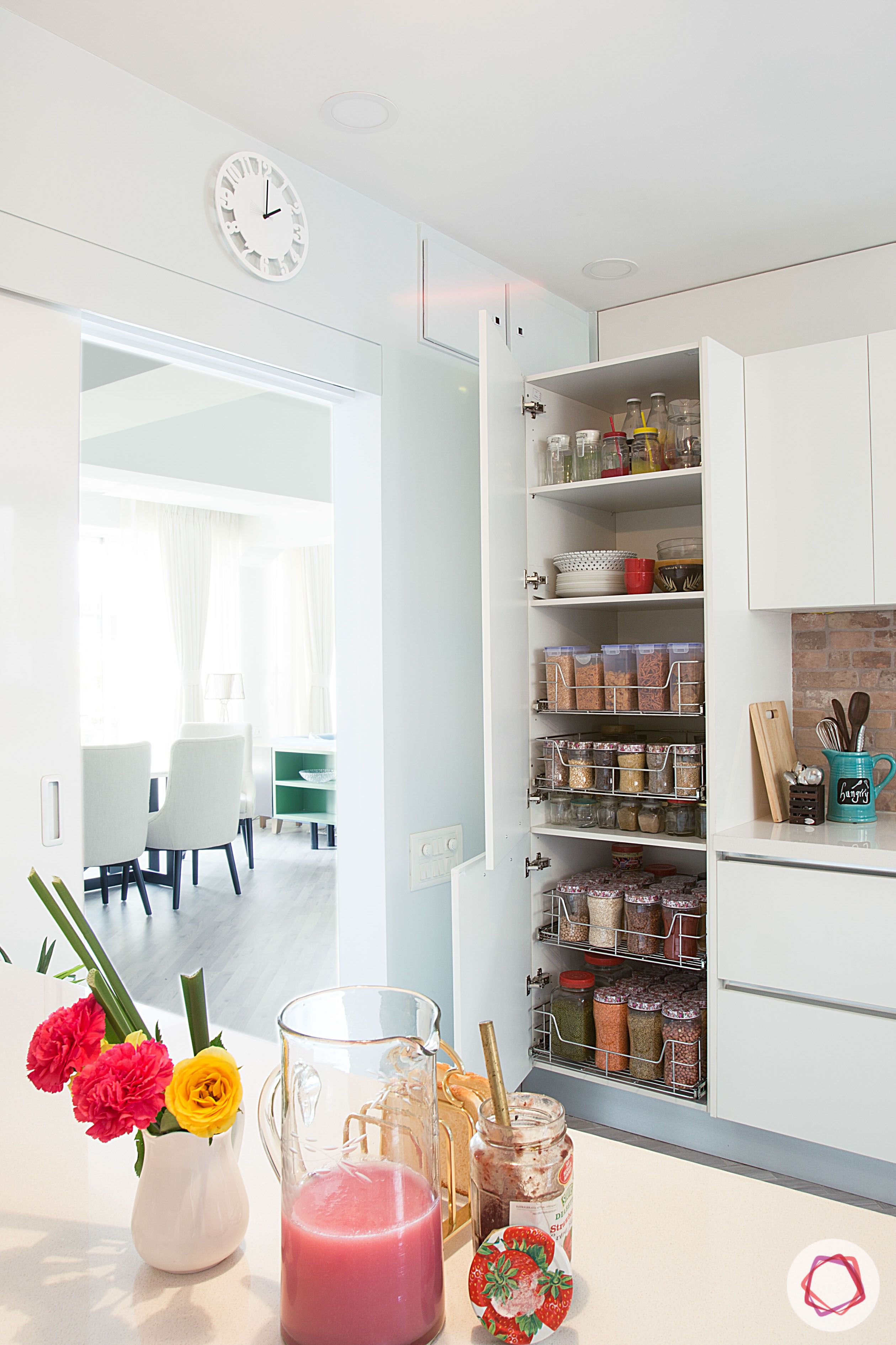 pantry pull-out designs-white kitchen designs