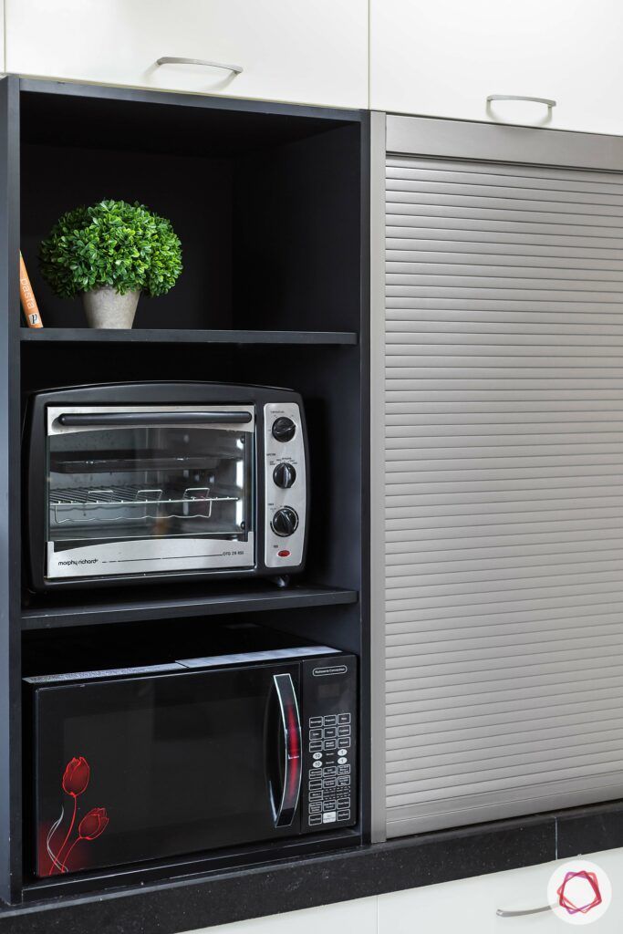 new kitchen on a budget-roller shutter designs