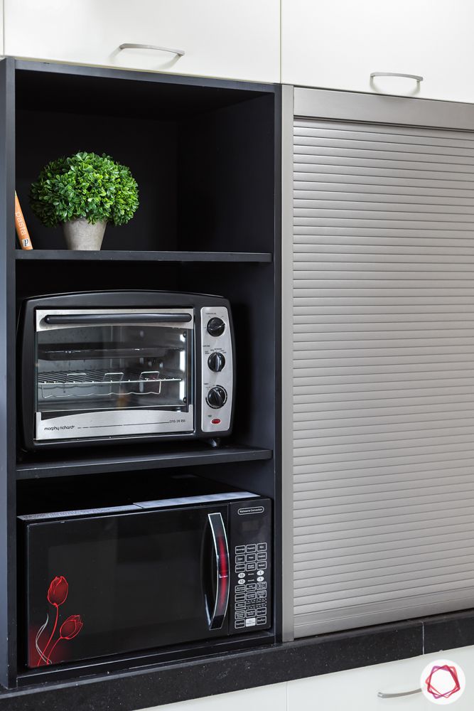 modern kitchen design-open unit-tambol unit-profile shutter