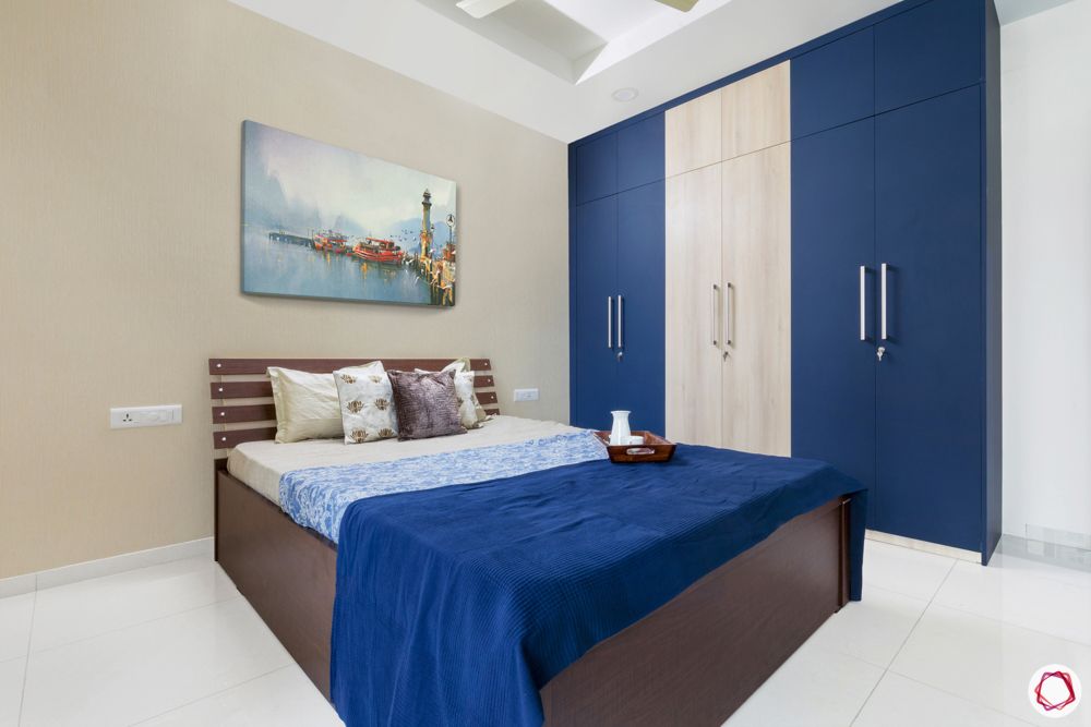 rajapushpa atria-blue wardrobe designs