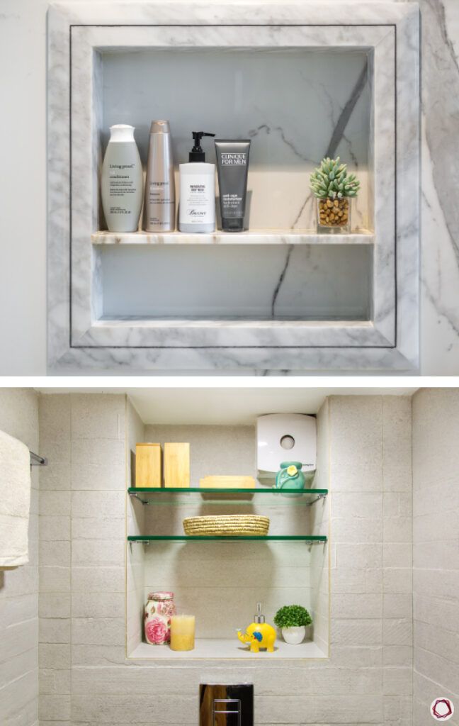 30 Bathroom Counter Storage Ideas Daniafreaks   Bathroom Storage Ideas In Built Shelves 648x1024 