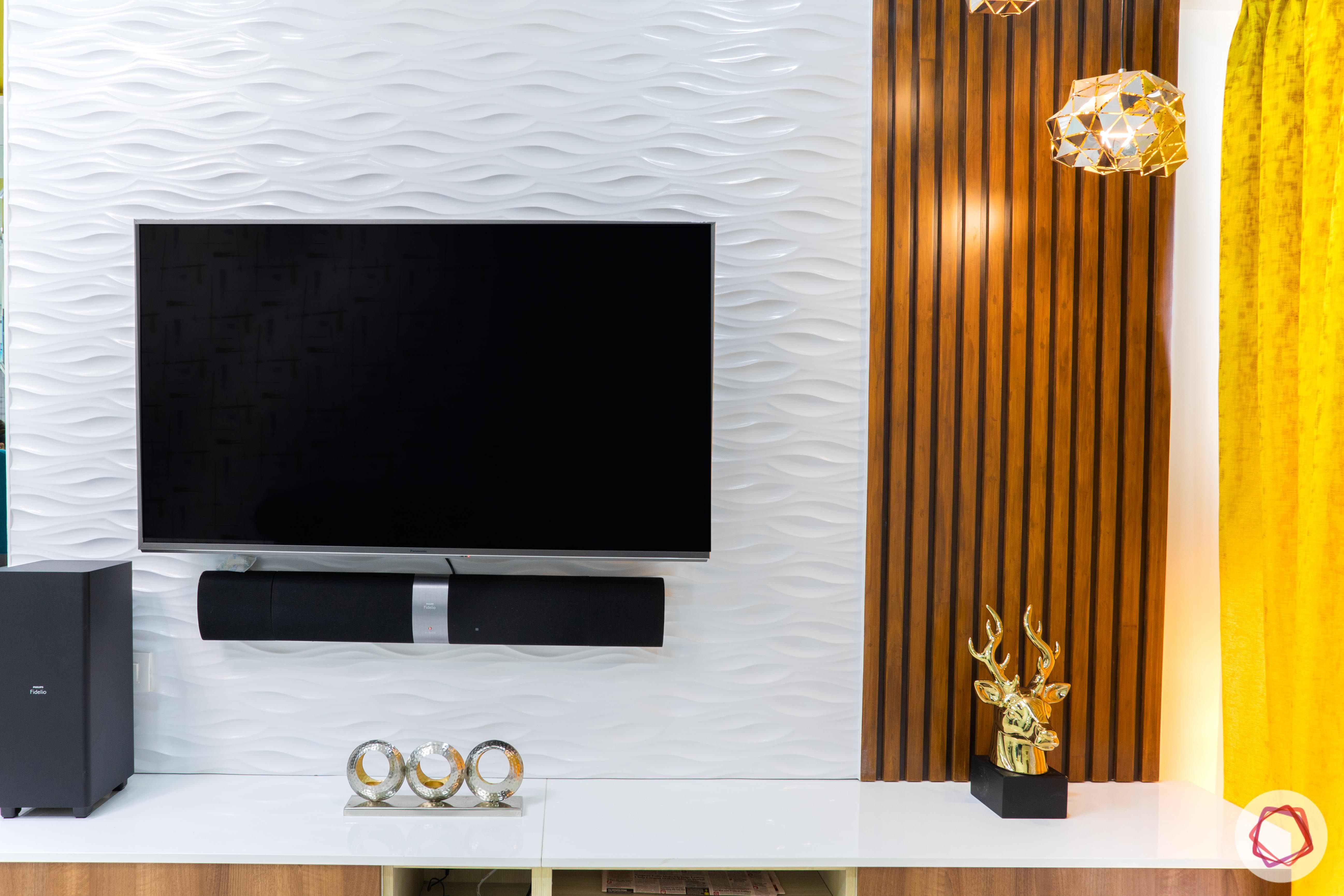 livspace mumbai-3-bhk-in-mumbai-living room-laminate tv unit-wooden rafters