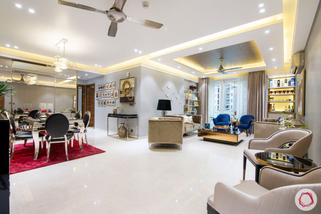 dlf park place-living room-dining room
