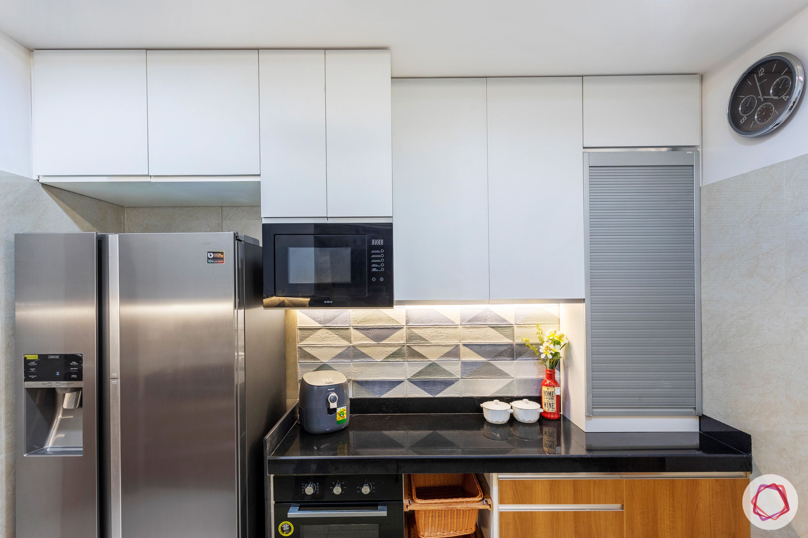 crescent-bay-parel-kitchen-cabinets-fridge-roller-shutter