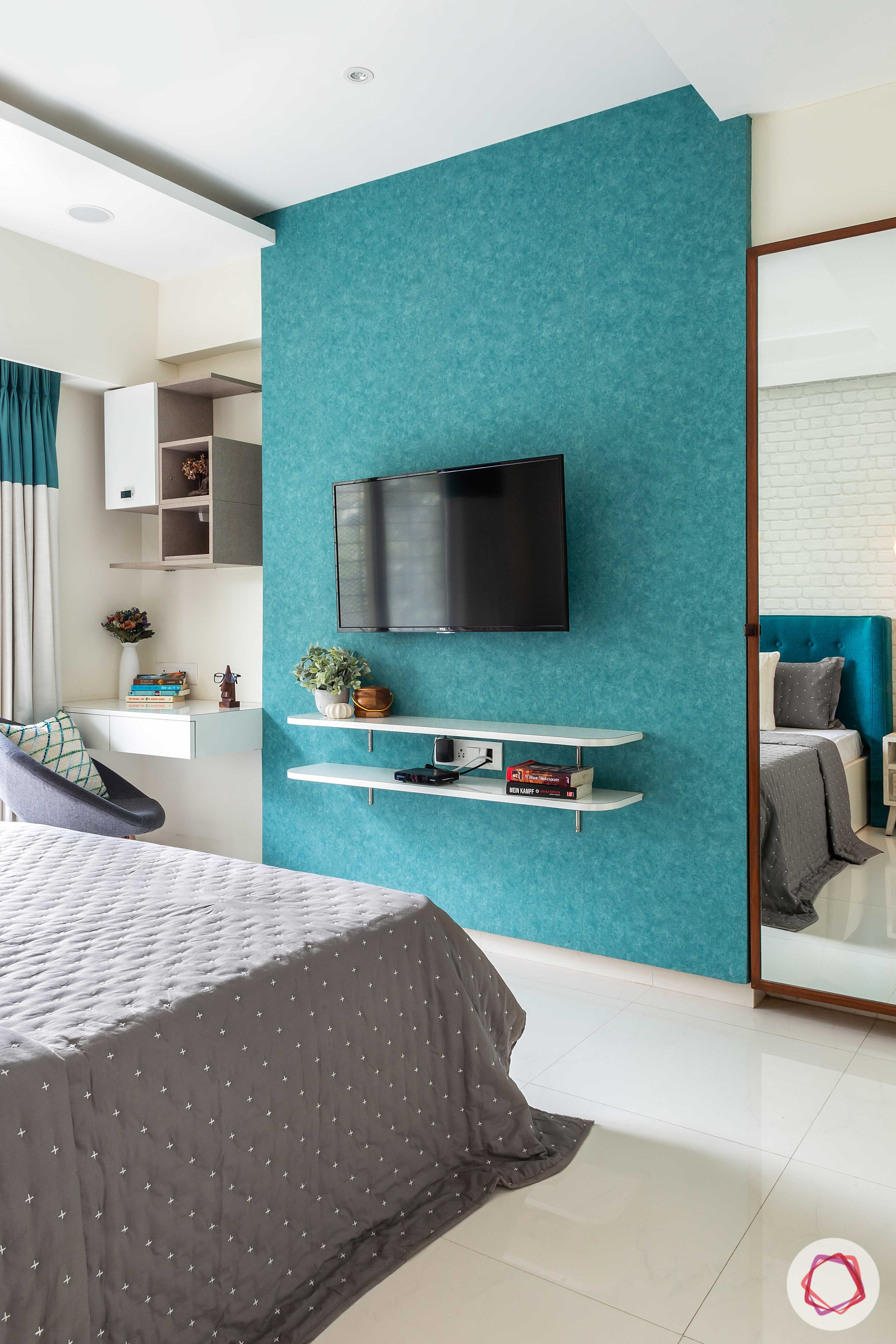 apartment interior design-master bedroom-tv unit