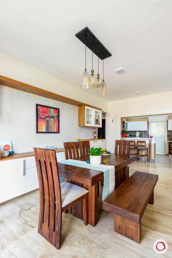 mahogany wood table and chairs