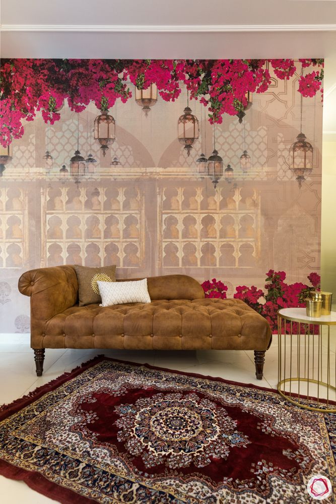 wallpaper trends 2019-red carpet designs-daybed designs