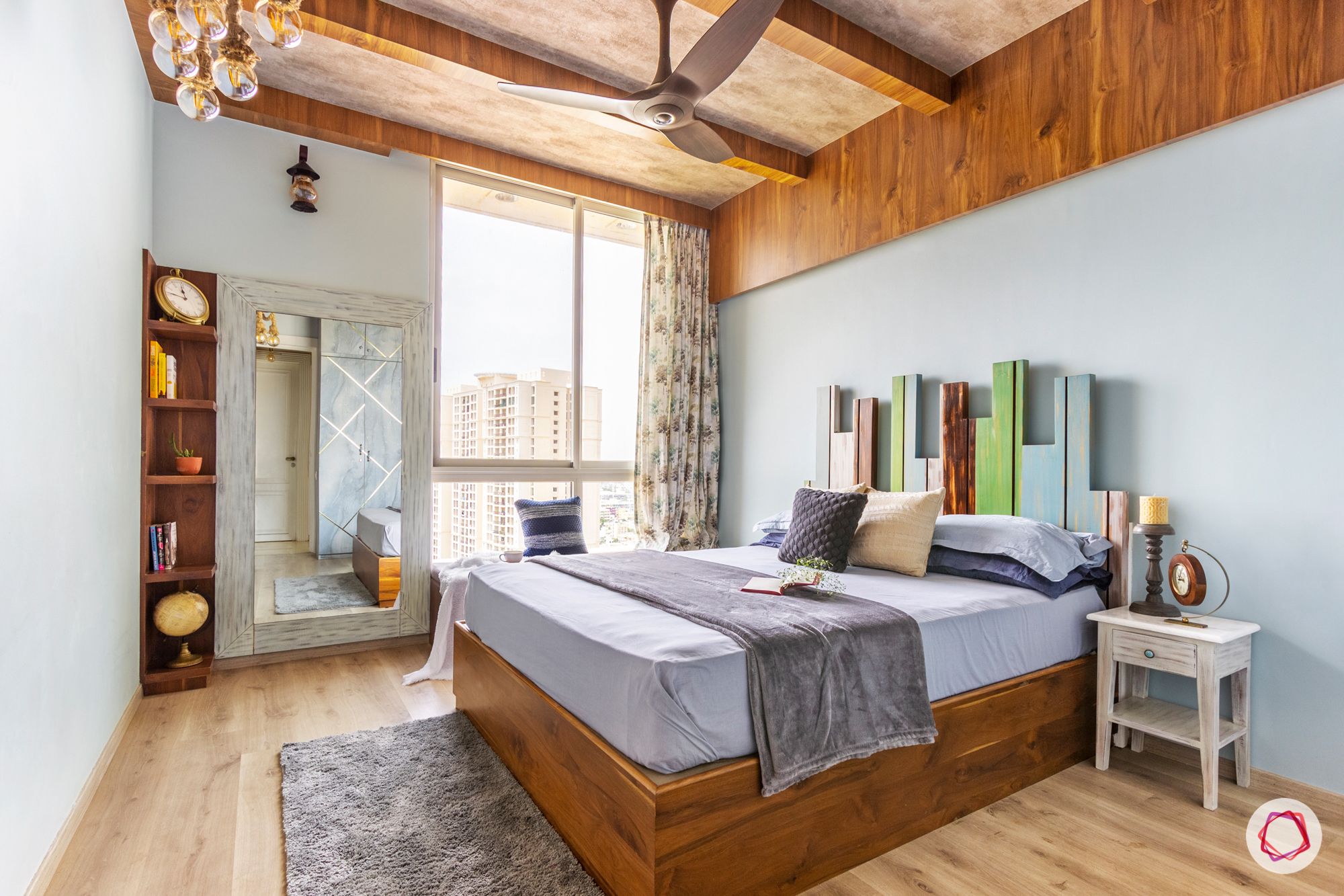 hiranandani bangalore-rustic corner unit designs-rustic mirror designs