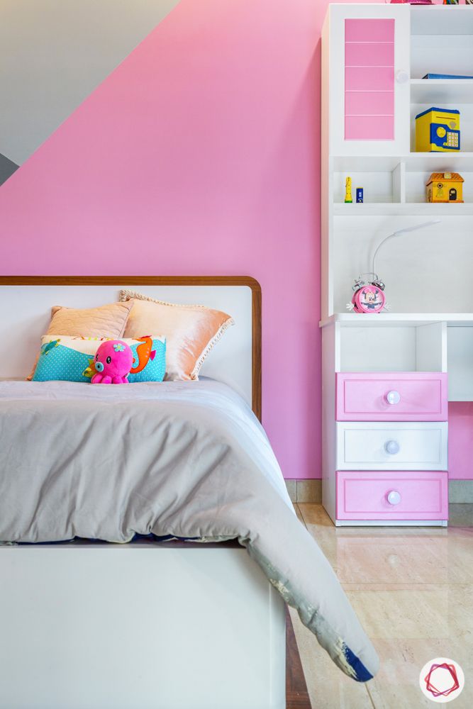 ardee city-daughter’s room-grey bed-white headboard