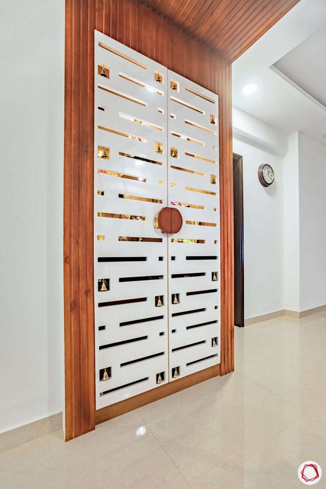 god room door design-double hinged door