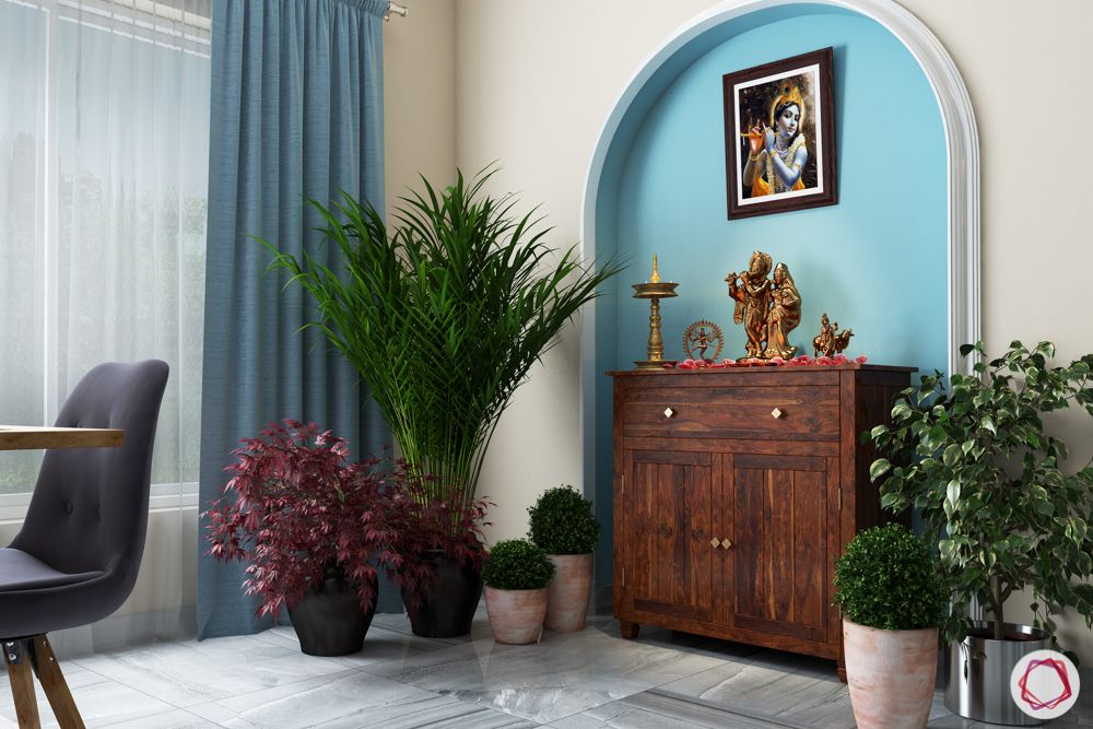 6 Stunning Small Flat Mandir Design Ideas That Can Fit Anywhere