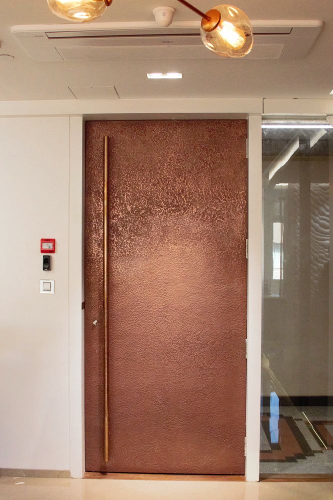 metal according to zodiac sign-copper-door finish