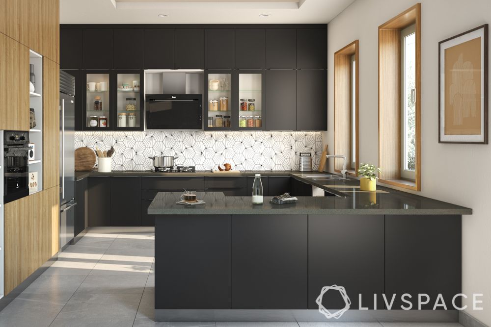 matte vs glossy-matte kitchen