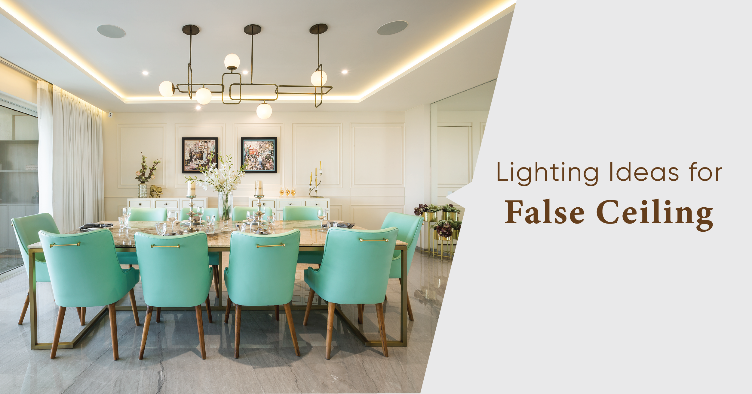 pop false ceiling lights