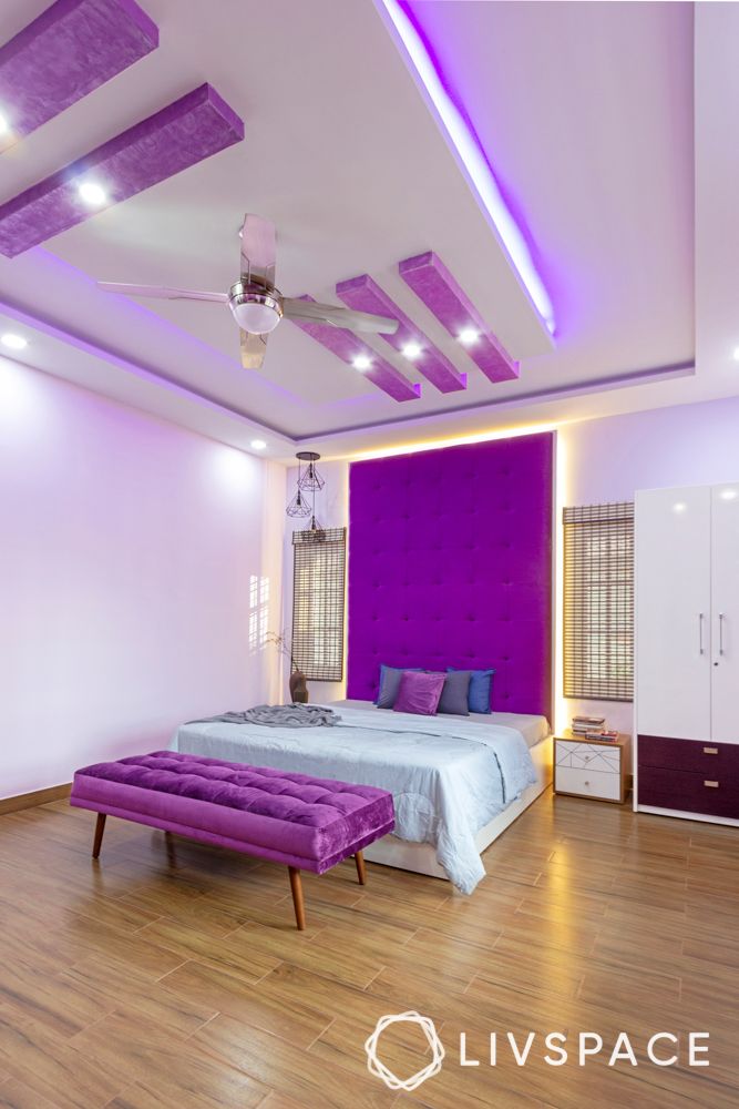 Bedroom design deals with lights