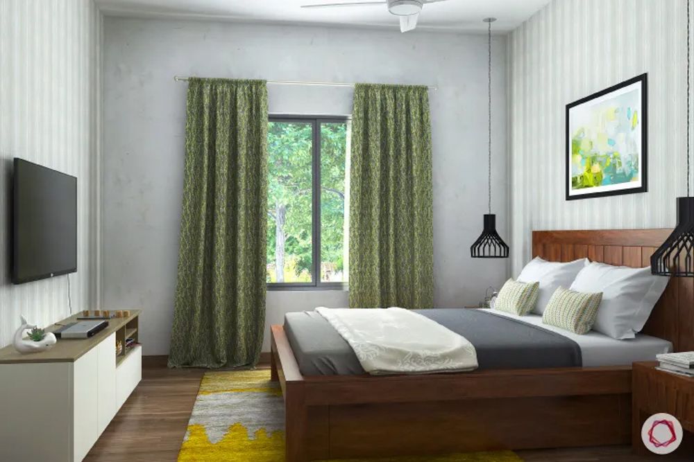 striped-bedroom-wallpaper