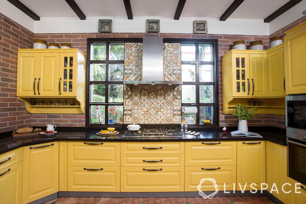 kitchen-cabinet-materials-PU-finish-yellow