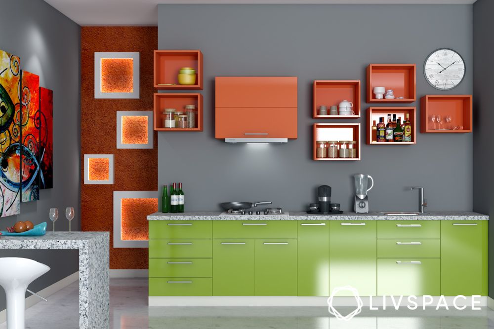 orange-and-green-kitchen-cabinets