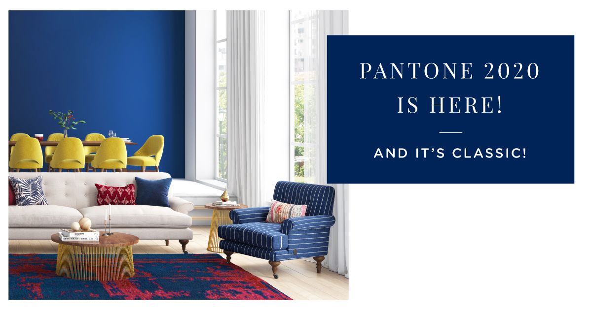 CALMING SHADES OF CLASSIC BLUE AT HOME // PANTONE COLOUR OF THE