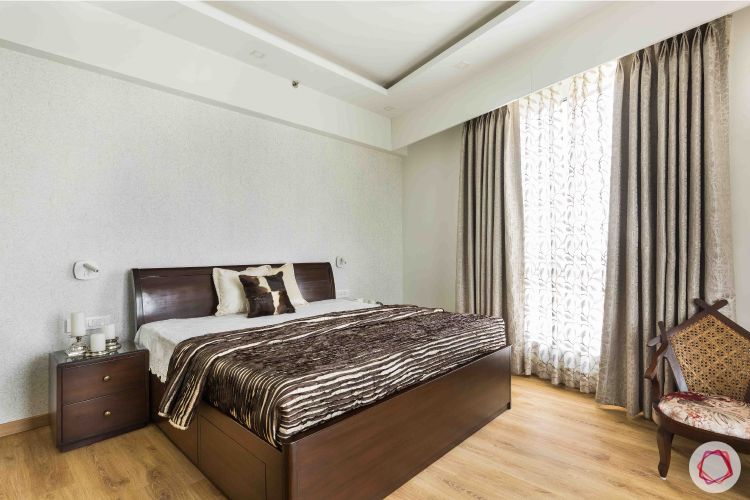 livspace gurgaon-solid wood bed designs-wooden flooring designs