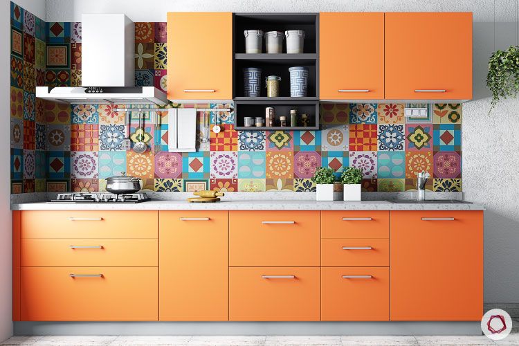 Vastu tips for home-orange kitchen