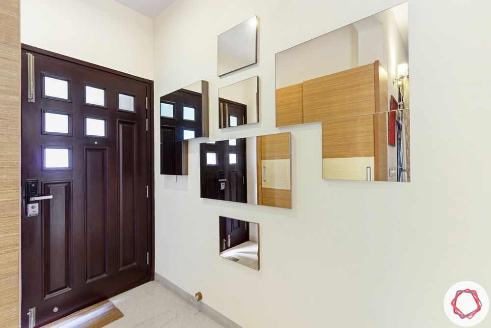 nambiar bellezea-entryway-mirror panels-mirror wall