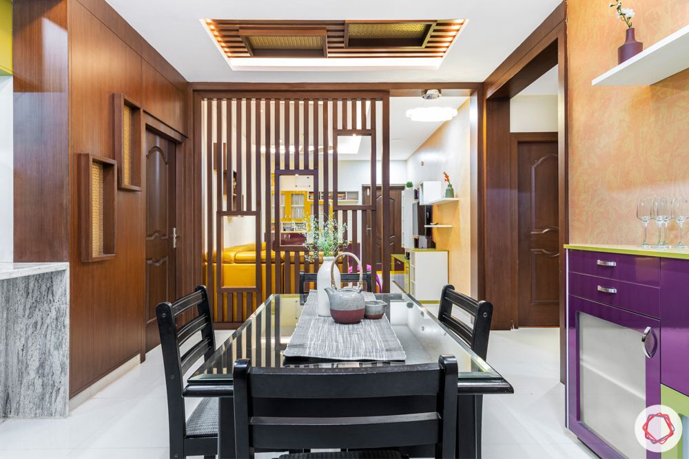 madhavaram serenity-dining room-crockery cabinet-high gloss laminate-pooja room
