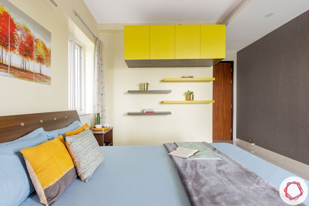 bangalore-home-design-bedroom-yellow-lofts-wall-ledges