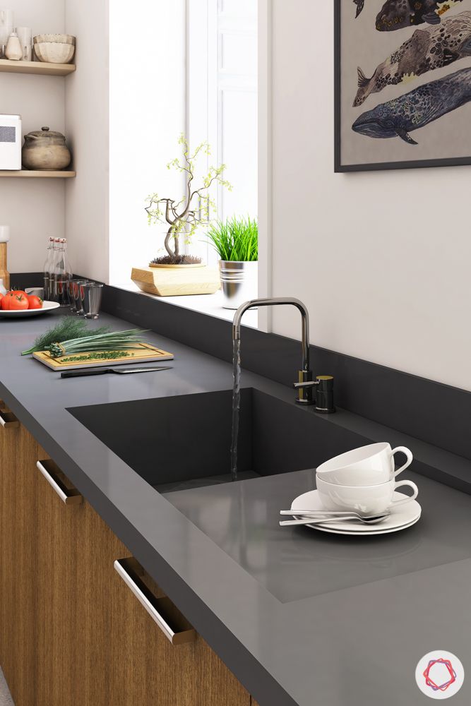 Go Granite Kitchen Countertop Option, Grey Granite Countertops Kitchen