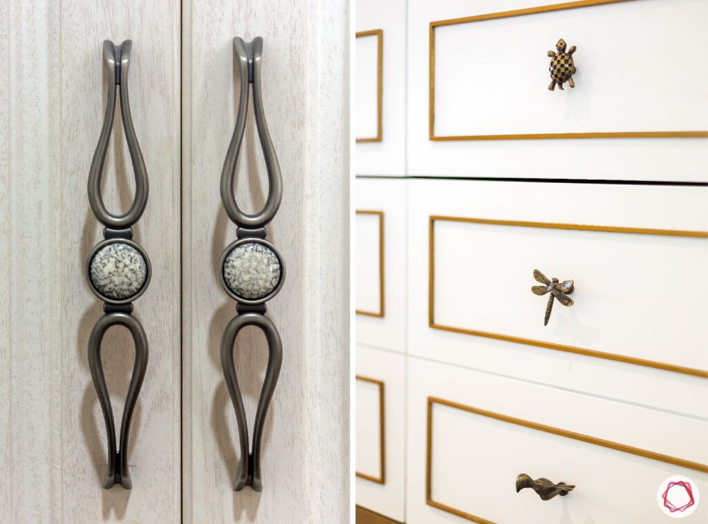 metal fixtures-chest of drawer-designer handles