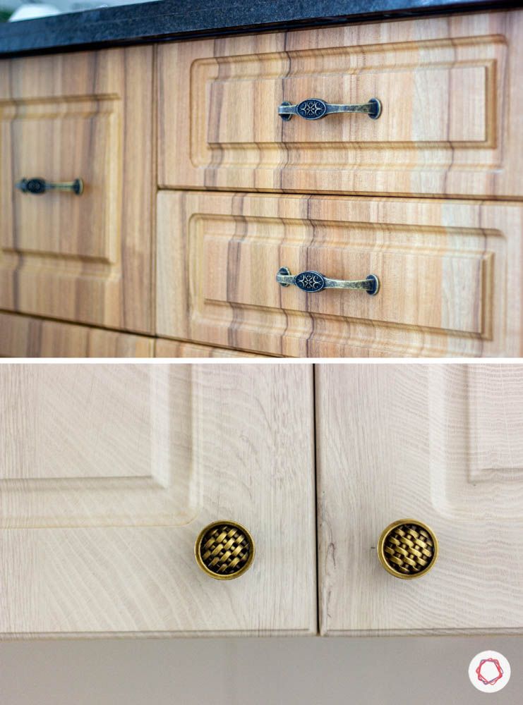 metal fixtures-kitchen cabinet handles-wooden cabinets