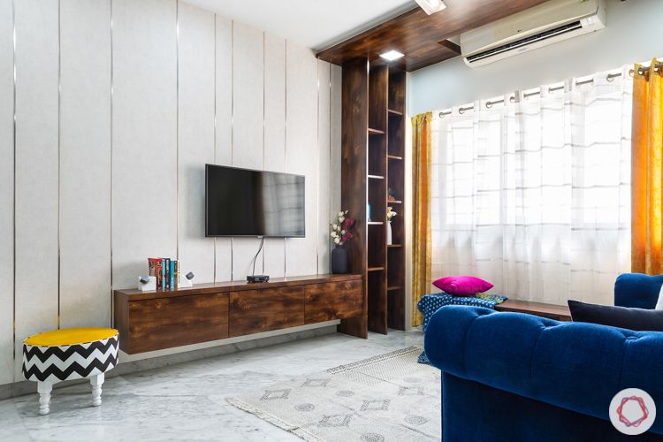 lodha luxuria priva-floating tv unit-tv wall designs