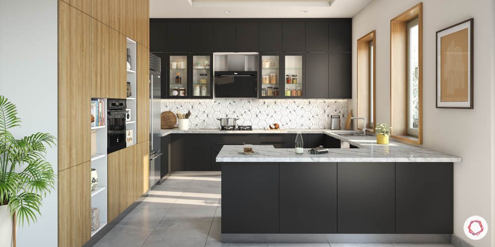 accent-colors-for-brown-kitchens-black-cabinets