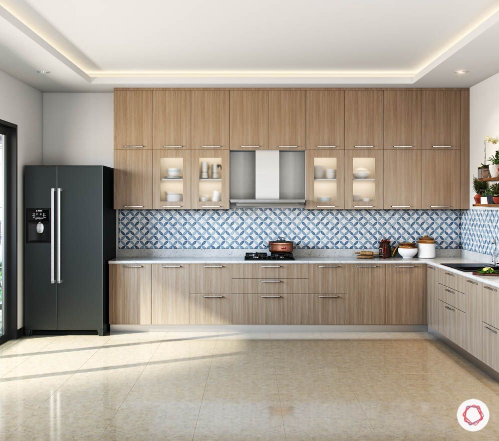 accent-colors-for-brown-kitchens-blue-backsplash