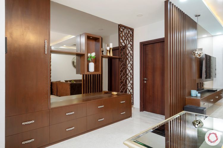 interior designers in hyderabad-crockery unit designs-mirror panels-jaali designs