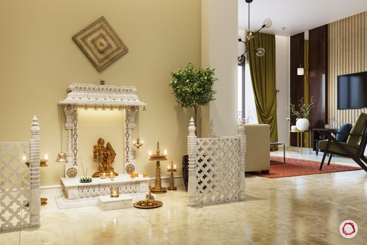 Decoration Ideas For Home Temple These Marble Pooja Mandir Designs 