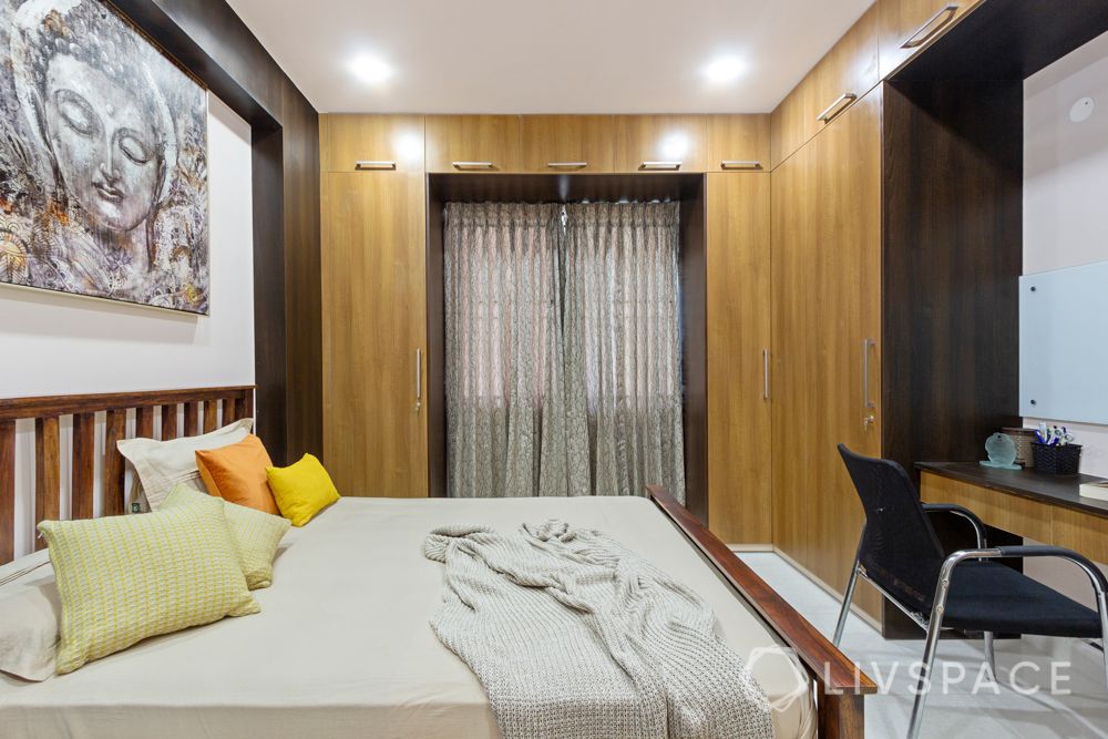 home-interior-designers-in-bangalore-prestige-bagamane-temple-bells-wardrobes-study-table