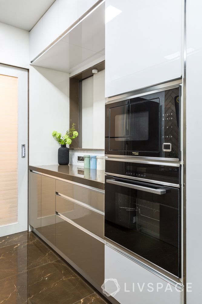 stylish home design-brown base cabinets
