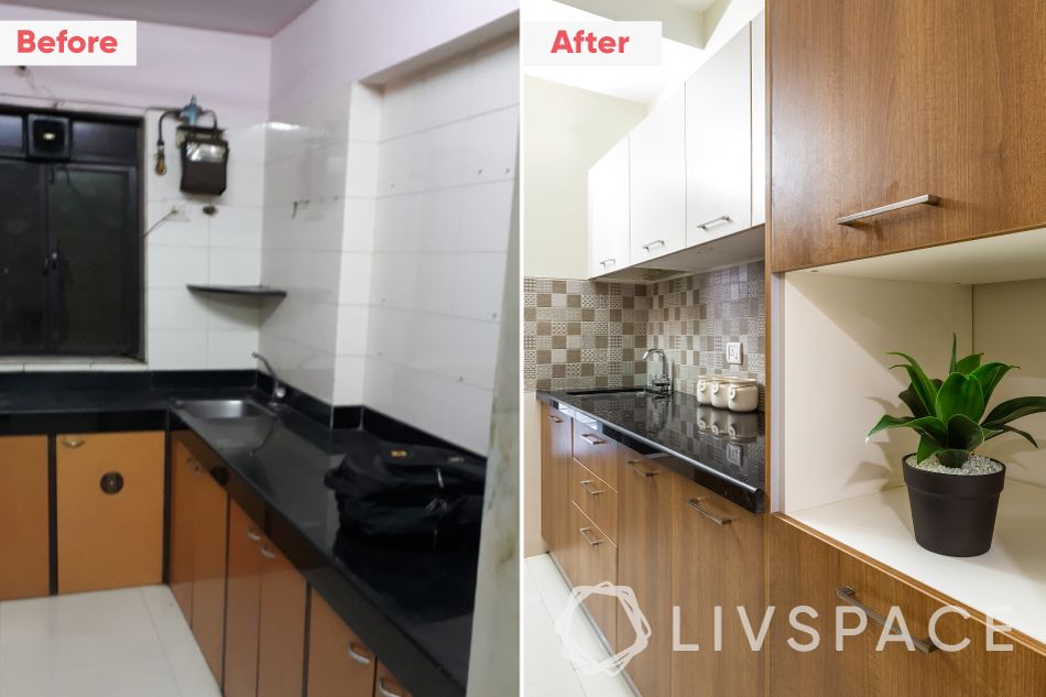 2-bhk-flat-in-mumbai-kitchen-before-after