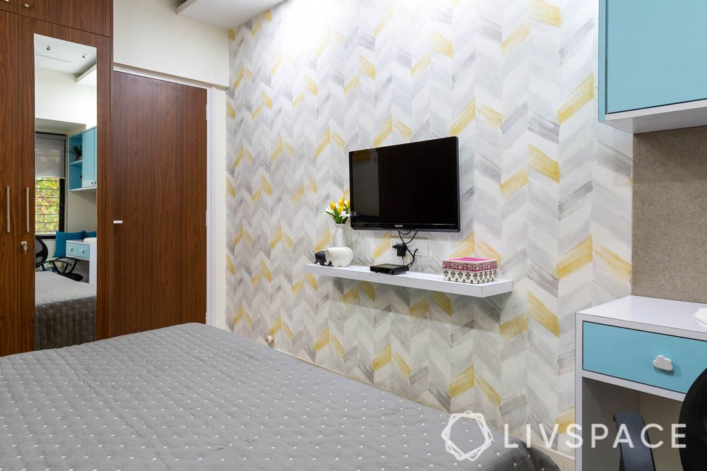 2-bhk-flat-in-mumbai-kids-bedroom-tv-unit