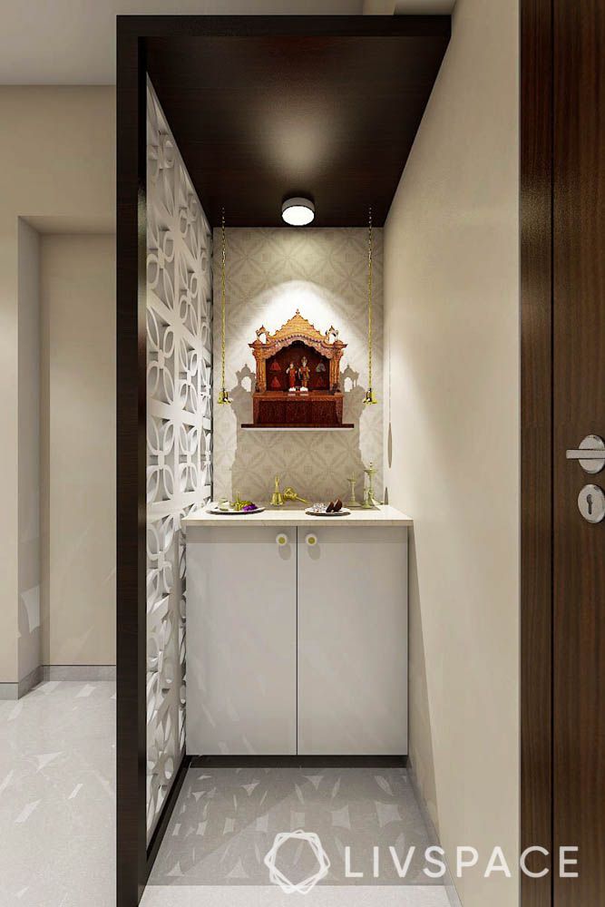 small-house-interior-2-bhk-flat-in-mumbai-mandir-pooja-unit