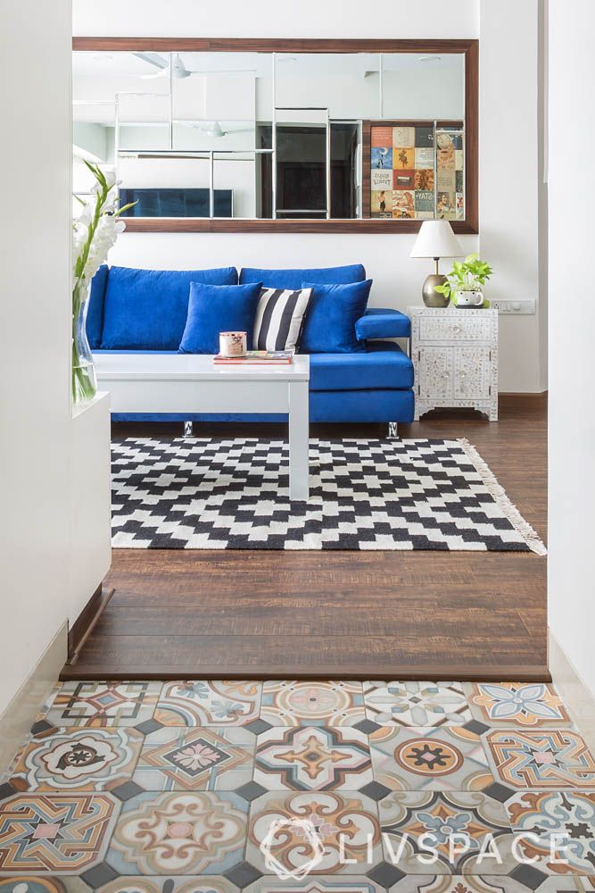 floor replacement tip-entryway flooring-patterned tiles