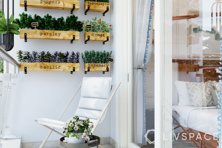 plants-chair-vertical garden