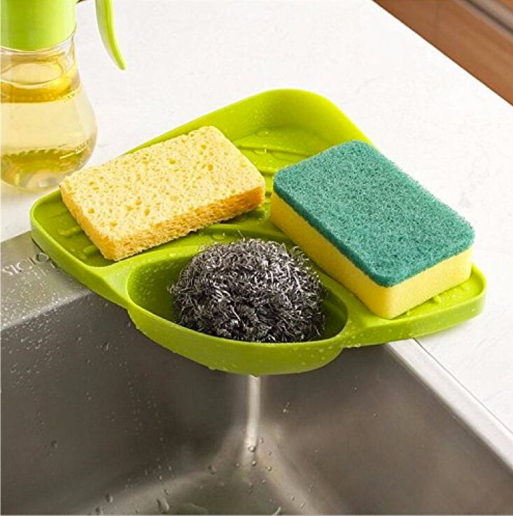 plastic holder for sinks-scrub holder