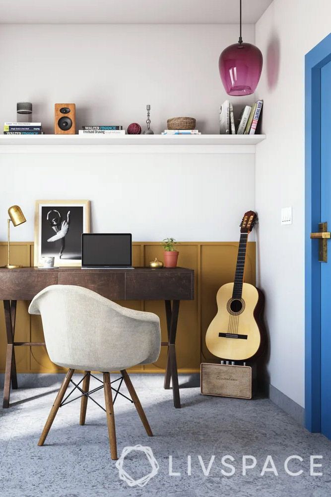 jacqueline-fernandez-study-nook-guitar-planters