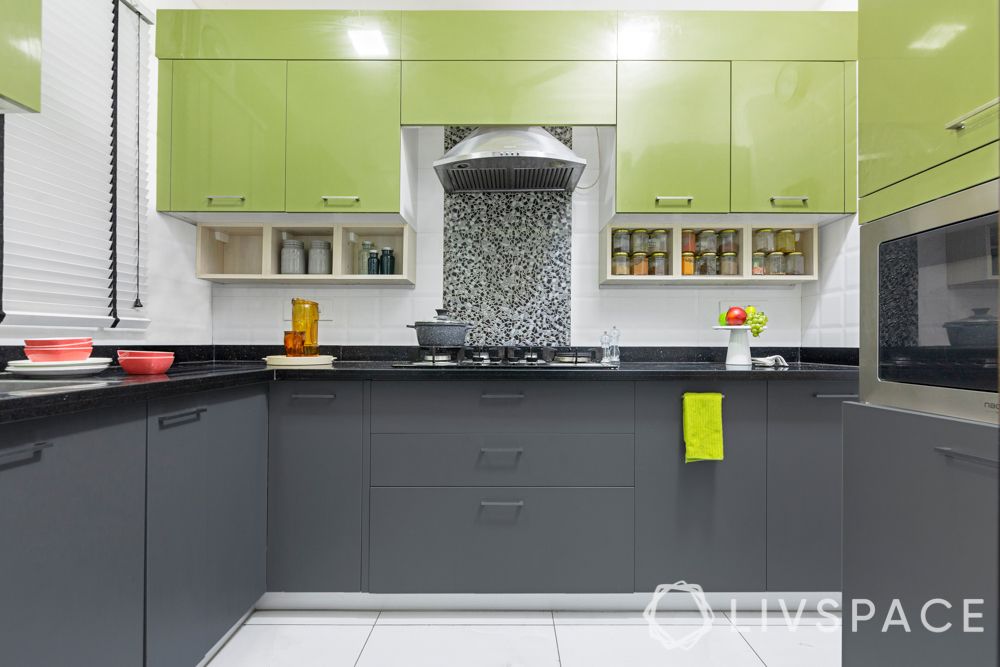 kitchen-remodel-full-cabinets-laminate-mosaic-tiles-open-shelves